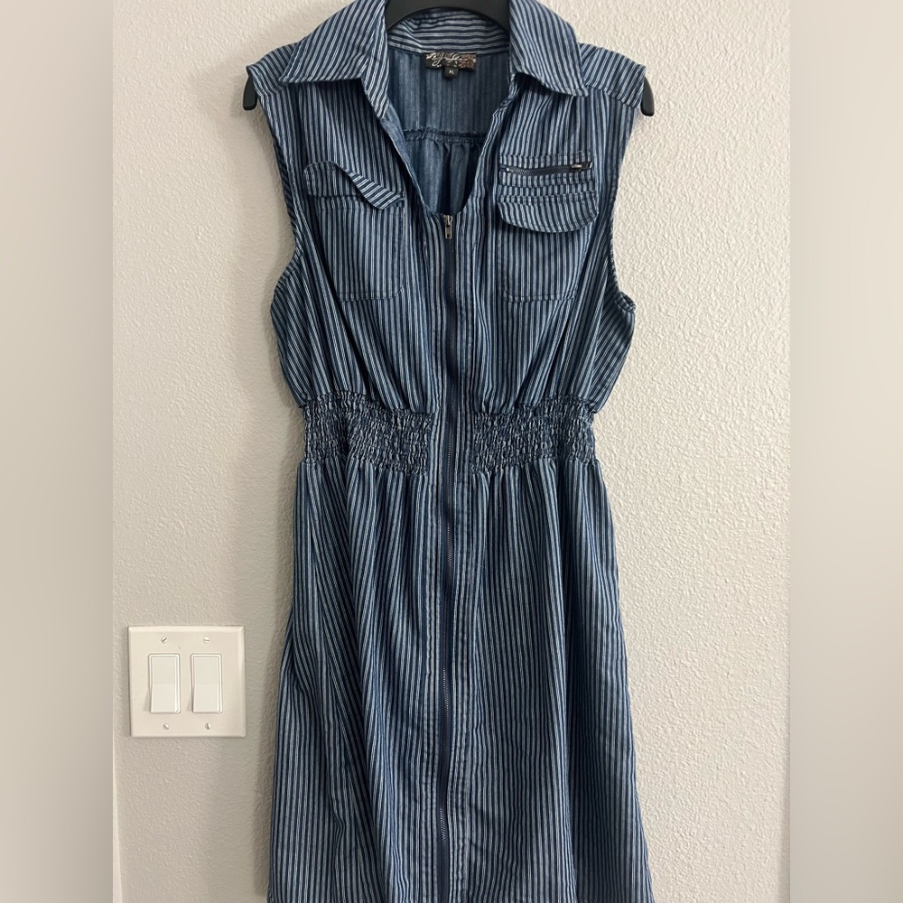 Denim dress